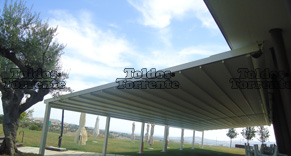 Toldos para hostelería pérgola 4 estaciones