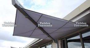 Velas tensadas lona roller sunshade sail